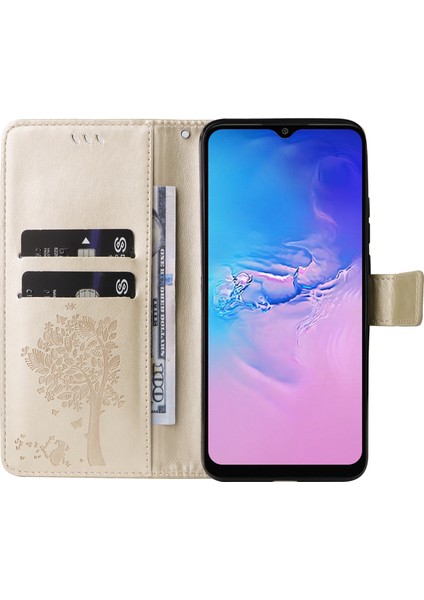 Samsung Galaxy A05 4g Stand Pu Deri Kapak Baskılı Telefon Kılıf Cüzdan (Yurt Dışından)