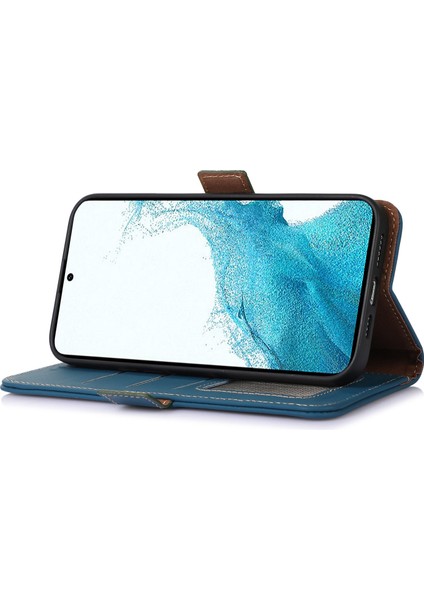 Samsung Galaxy A15 4g Kılıf Rfıd Engelleme Inek Deri Cüzdan Cep Telefonu Kapağı (Yurt Dışından) modelleri