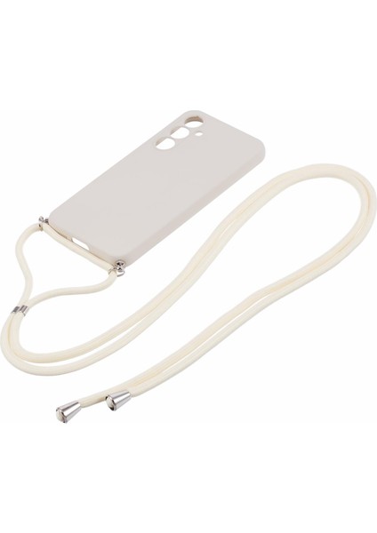 Samsung Galaxy S23 Fe Kılıfsı Fıber Asıl Tpu Long Lanyard ile Arka Kapak (Yurt Dışından) fiyatları