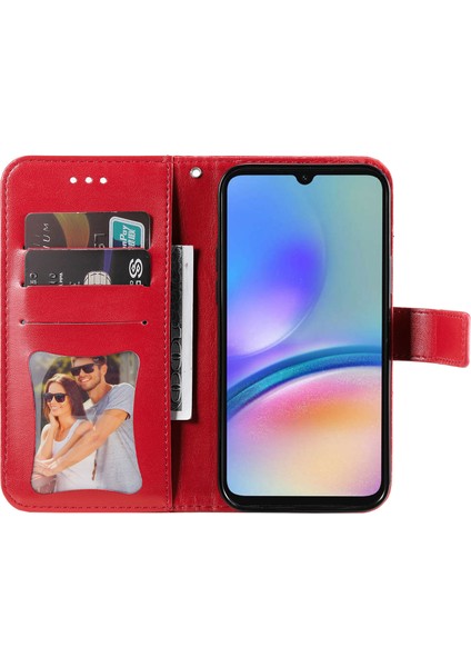 Samsung Galaxy A05S 4g Baskılı Pu Deri Kılıf Cep Telefonu Kabuğu Stand Cüzdan Kapağı (Yurt Dışından)