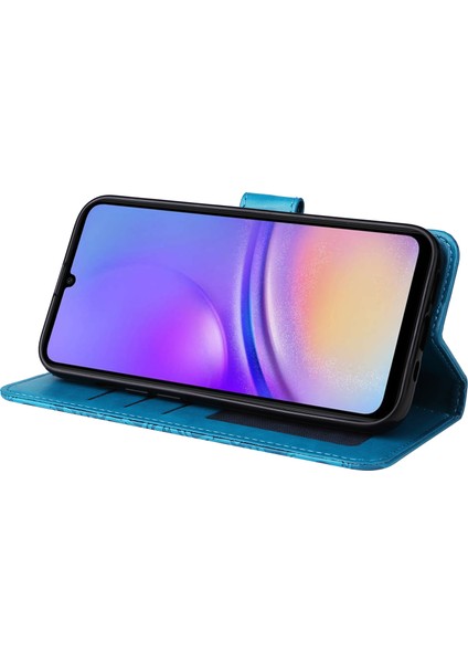 Samsung Galaxy A05 4g Kılıf Slim Fit Shell Stand Cüzdan Pu Deri Telefon Kapağı (Yurt Dışından)