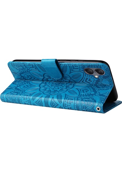 Samsung Galaxy A05 4g Kılıf Slim Fit Shell Stand Cüzdan Pu Deri Telefon Kapağı (Yurt Dışından)