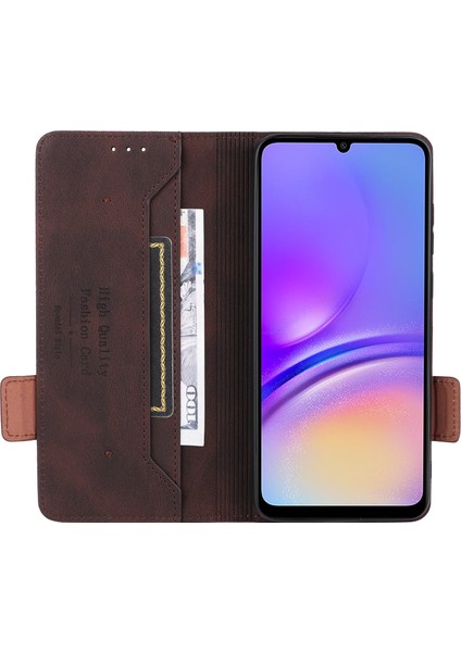 Samsung Galaxy A05 4g Kılıf Pu Deri Stand Cep Telefonu Cüzdan Kapağı (Yurt Dışından)