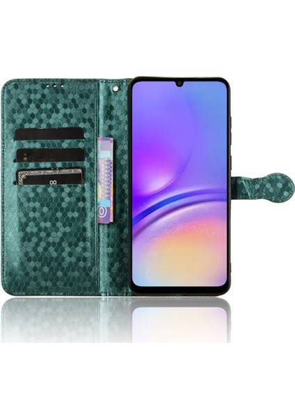Samsung Galaxy A05 4g Kılıf Kayışlı Pu Deri Cüzdan Telefon Kabuğu (Yurt Dışından)