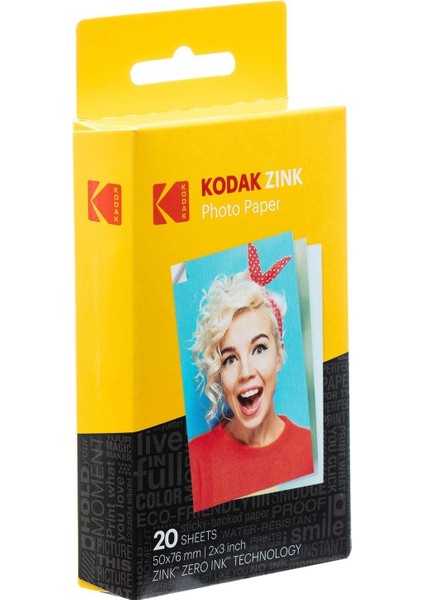 Printomatic Anında Fotoğraf Makinesi Paketi Çinko Kağıdı (20 Sayfa) - Kılıf - Fotoğraf Albümü fırsatları