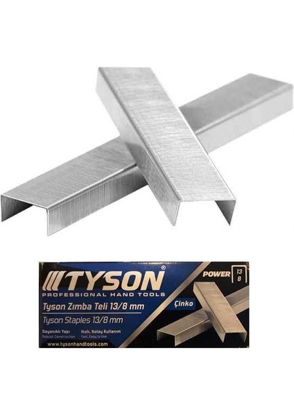 Kupa Tyson Zımba Teli 13/8 Mm. - 5000 Adet