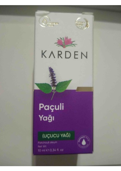 Paçuli Yağı (Uçucu Yağ)
