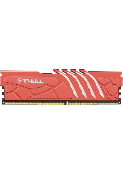 Vortex 8gb 3200MHZ CL16 1.35V Red Heatsınk Ddr4 Ram THL-PCVTX25600D4-8G-R