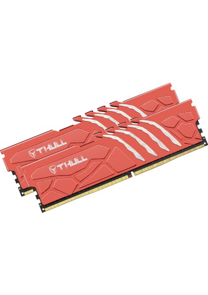 Vortex 8gb 3200MHZ CL16 1.35V Red Heatsınk Ddr4 Ram THL-PCVTX25600D4-8G-R