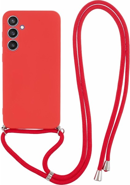 Samsung Galaxy S23 Fe Kılıfsı Fıber Asıl Tpu Long Lanyard ile Arka Kapak (Yurt Dışından)