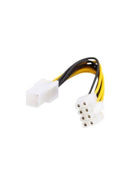 4 Pin 8 Pin Çevirici 4 Pin 8 Pin Anakart Power Çevirici 4 Pin Power 8 Pin Power Çevirici 30 cm