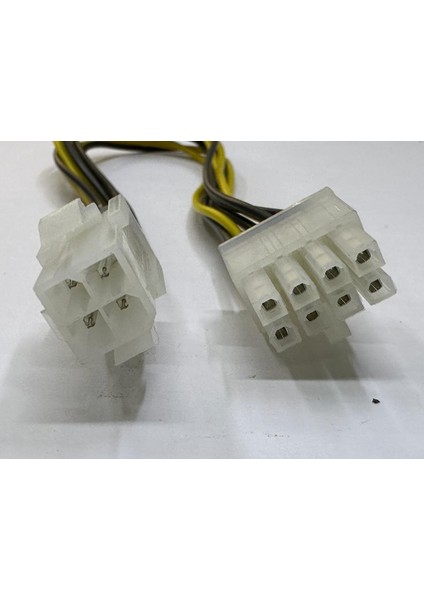 4 Pin 8 Pin Çevirici 4 Pin 8 Pin Anakart Power Çevirici 4 Pin Power 8 Pin Power Çevirici 30 cm