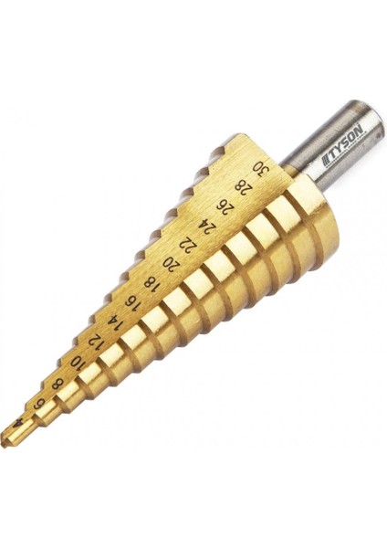 Kupa Tyson Çam Panç Kademeli Matkap Ucu - 4-30 Mm.