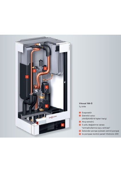 Vitocal 100-S 8 Kw A+++ 6800 BTU Isı Pompası