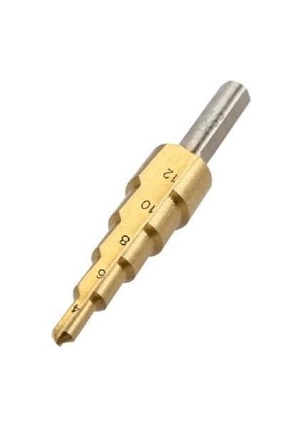 Kupa Tyson Çam Panç Kademeli Matkap Ucu - 4-12 Mm.
