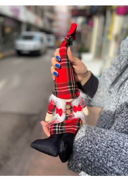 Noel Anne Ekoseli Peluş Oyuncak Yılbaşı Süsü 46 CM fiyatları