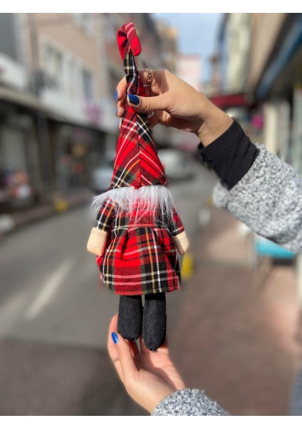 Noel Anne Ekoseli Peluş Oyuncak Yılbaşı Süsü 46 CM modelleri
