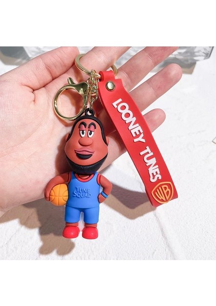 Space Jam Silikon Anahtarlık Çanta Süsü