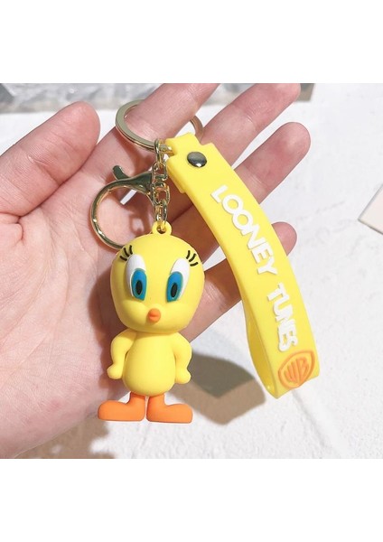 Tweety 3D Karakter Silikon Anahtarlık