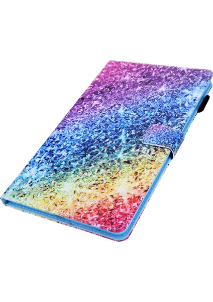 Samsung Galaxy Tab A9 Flip Stand Pu Deri Desen Tablet Kapağı (Yurt Dışından) modelleri