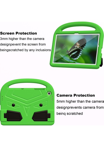 Samsung Galaxy Tab A9+ Case Sparrow Style El Kuzak Kickstand Tablet Kapak (Yurt Dışından)