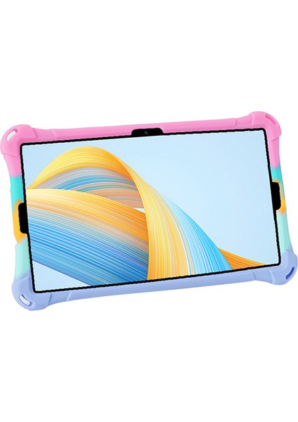 Samsung Galaxy Tab A9 Kılıf Anti-Drop Pc+Silikon Tablet Kapağı Kayışlı (Yurt Dışından)