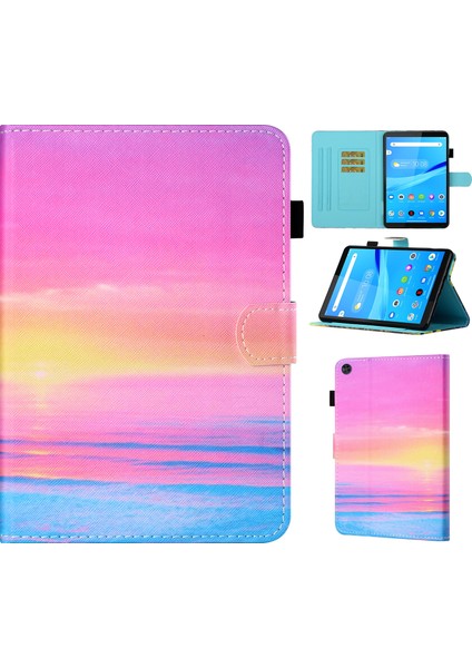 Samsung Galaxy Tab A9+ Kart Yuvalı Kılıf Stand Tablet Kapağı (Yurt Dışından)