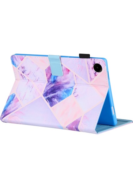 Samsung Galaxy Tab A9+ Katlanır Stand Kapağı Deri Deseni Akıllı Tablet Kılıfı (Yurt Dışından) fırsatları