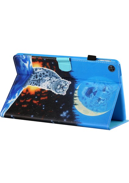 Samsung Galaxy Tab A9+ Kart Yuvalı Kılıf Stand Tablet Kapağı (Yurt Dışından)