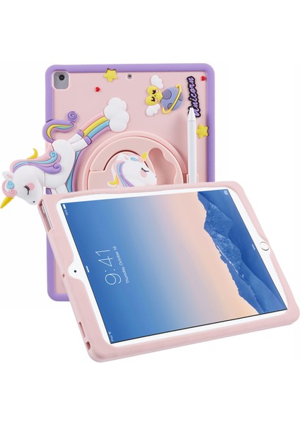 iPad 9.7 Inç (2017) / (2018) / iPad Air (2013) / Air 2 Case Coteoon Horse Tasarım Tablet Kickstand Cover (Yurt Dışından)
