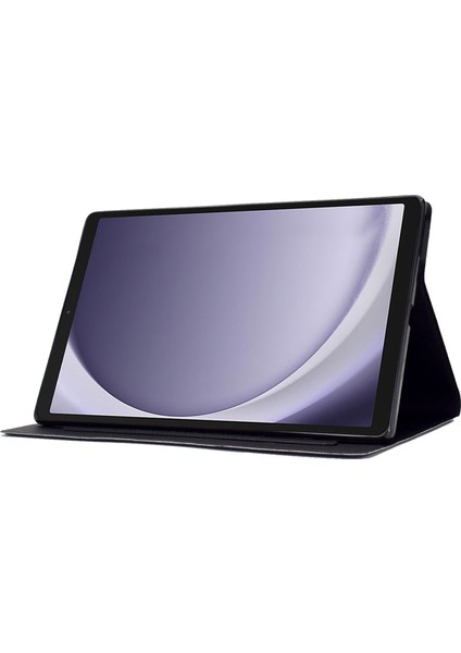 Samsung Galaxy Tab A9+ Pu Deri Stand Kapağı Desen Baskı Tablet Kılıfı Otomatik Uyku / Uyan (Yurt Dışından)