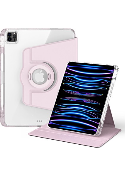 iPad Pro 11 (2020) / (2021) / (2022) / iPad Air (2020) / (2022) Case Pu+Akrilik Kickstand Tablet Kapağı (Yurt Dışından)