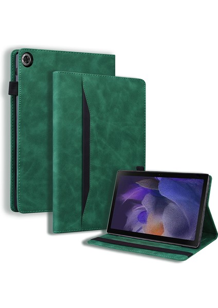 Samsung Galaxy Tab A9 Pu Deri Tablet Kılıf Cüzdan Stand Flip Kapak (Yurt Dışından)