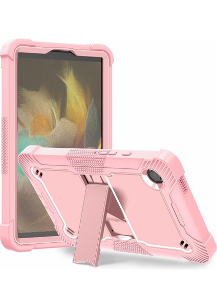 Samsung Galaxy Tab A9 Kickstand Cover Silikon + Pc Savunmacı Şok Geçirmez Tablet Kılıfı (Yurt Dışından)
