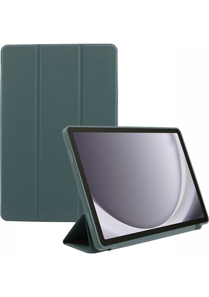 Samsung Galaxy Tab A9 Üç Katlı Stand Kapak Pu Deri Petek Doku Tablet Kasası (Yurt Dışından)