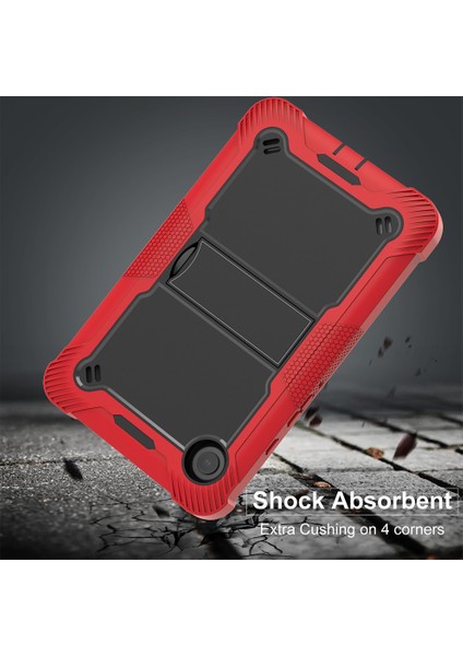 Samsung Galaxy Tab A9 Kickstand Cover Silikon + Pc Savunmacı Şok Geçirmez Tablet Kılıfı (Yurt Dışından) indirimleri