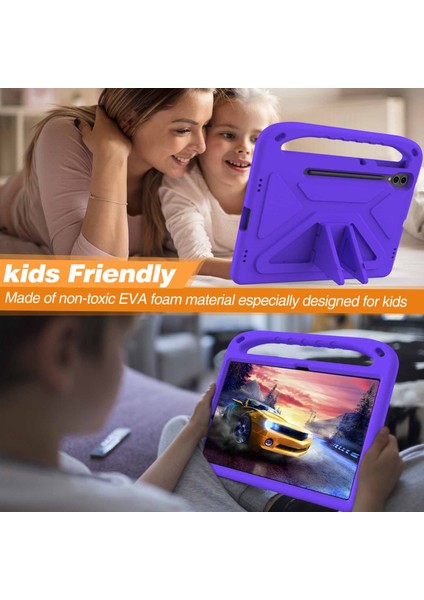Samsung Galaxy Tab S9 Fe+ Case Ele Kavrama Eva Tablet Kickstand Cover (Yurt Dışından) indirimleri
