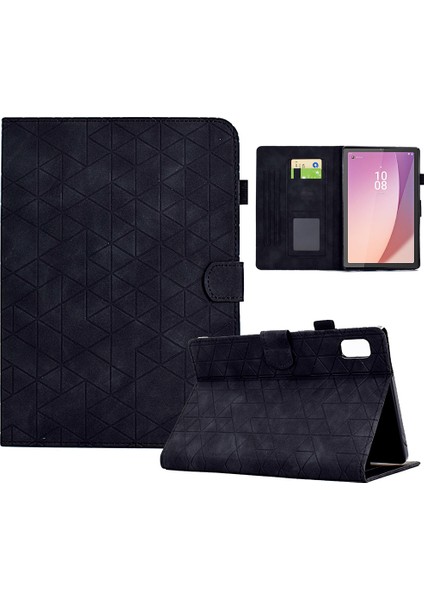 Lenovo Tab M9 TB-310FU Case Rhmbus Stand Deri Tablet Kapağı (Yurt Dışından)