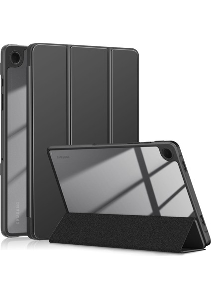 Samsung Galaxy Tab A9+Kılıf Deri+Tpu+Akrilik Üçlü Stand Kapağı (Yurt Dışından)