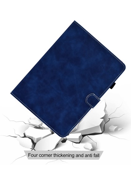 Samsung Galaxy Tab A9 Pu Deri Kılıf Kart Kartı Yuvası Stand Tablet Kapak Kalem Tutucu (Yurt Dışından)