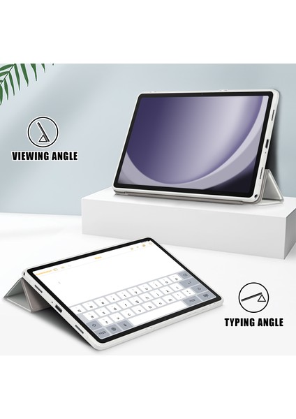 Samsung Galaxy Tab A9+Kılıf Deri+Tpu+Akrilik Üçlü Stand Kapağı (Yurt Dışından) fırsatları
