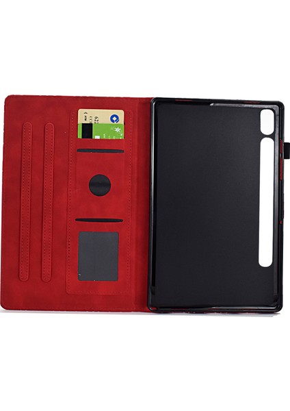 Samsung Galaxy Tab S9 Koruyucu Kılıf Kartı Yuvası Pu Deri Tablet Kapak (Yurt Dışından) modelleri