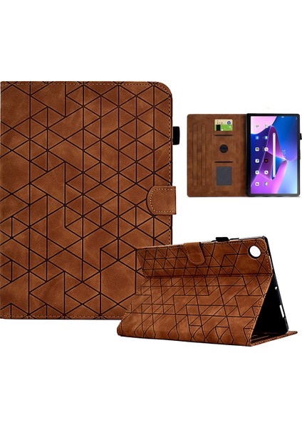 Lenovo Tab M10 (Gen 3) Pu Deri Tablet Kart Tutucu ile (Yurt Dışından)
