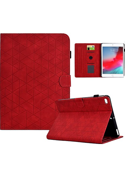 iPad Mini / Mini 2 / Mini 3 / Mini 4 / Mini (2019) 7.9 Inç Kasa Deseni Baskılı Pu Deri Tablet Kasası (Yurt Dışından)