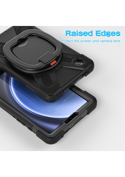 Samsung Galaxy Tab A9 Case Pc+Silikon El Kavrama Dönen Kickstand Tablet Kapak (Yurt Dışından) indirimleri