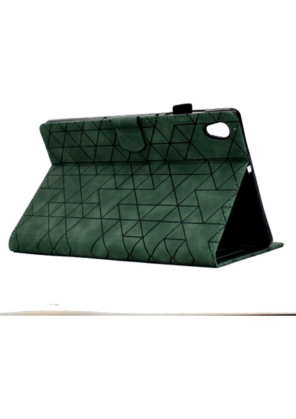 Lenovo Tab M10 Hd Gen 2 X306X Case Rhombus Basılı Deri Tablet Stand Kapağı (Yurt Dışından) indirimleri