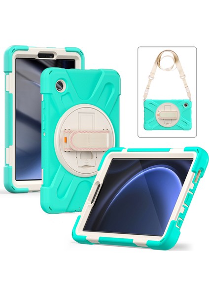 Samsung Galaxy Tab A9 Tablet Kılıf Kickstand Pc+Silikon Kapak Kayış (Yurt Dışından) fiyatları