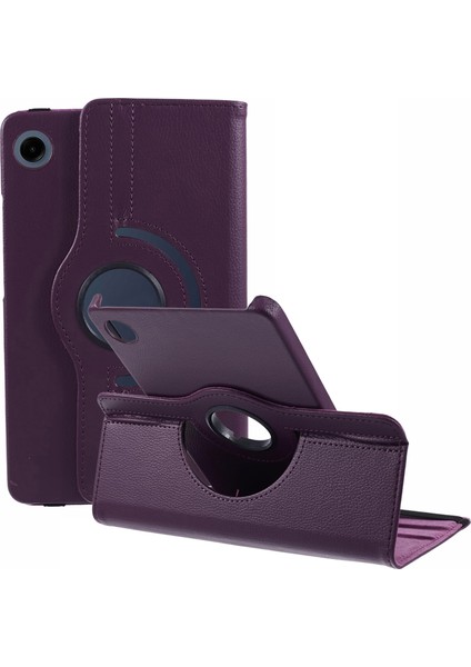 Samsung Galaxy Tab A9 Case Pu Deri Dönen Stand Tablet Kapağı (Yurt Dışından)