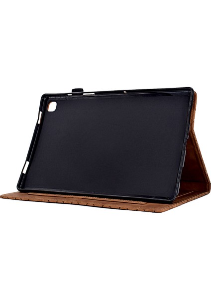 Samsung Galaxy Tab A7 10.4 (2020) Tablet Kılıf Deseni Baskılı Pu Deri Flip Kapak (Yurt Dışından)