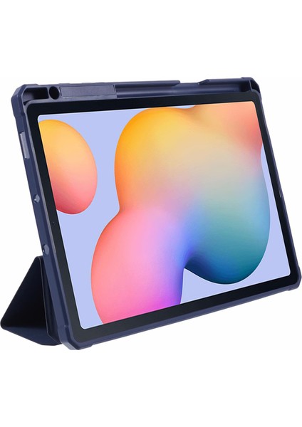 Samsung Galaxy Tab S6 Lite / Tab S6 Lite (2022) Pu Deri Üçlü Stand Otomatik Uyanma / Uyku ile Açık Arka Tablet Kapağı (Yurt Dışından) indirimleri